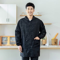 長袖罩衣大人女防水防油圍裙家用廚房時尚男士外套護衣工作服大褂