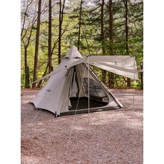 아이더 공식 카티즈 이지 티피 텐트 (COTTAGE TIPI) DUA24A02JQ (정상가:520 000원), FREE, GREEN GREY