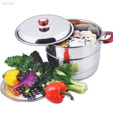 스텐 2단 찜 곰솥 24cm 다용도솥 찜기세트, 상세페이지 기재