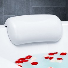 욕조 목욕 베개 머리받침 스파 방수 미끄럼방지 01.블랙, 02. 화이트