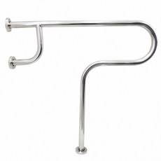 蝴蝶衛浴 台灣製造304不鏽鋼T型扶手】浴室安全扶手 無障礙廁所馬桶扶手, 1個, T型扶手, 【G廊-8156】