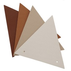 GoGraphy 現貨 PU 三角掛旗 露營旗 露營風 帳篷旗 野餐旗 生日派對 生日佈置, 可愛PU皮旗幟-卡其