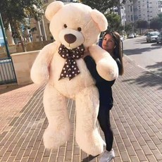 특대형 초대형 빅사이즈 테디 곰인형 베어 팬더, 200cm / 딥 브라운(빨강흰색 스웨터)