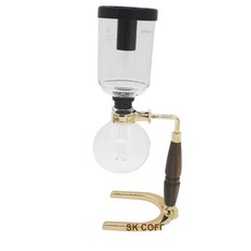 사이폰 빔 히터 버너 추출기 램프 가열 할로겐 카페, 01. 황금 사이펀 냄비 2인용