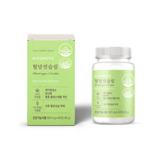 [키토케토] 혈당컷슬림 식후 혈당상승 억제 바나바잎 추출물 혈당케어 카테킨 녹차추출물 애플사이다비니거, 1개, 60정