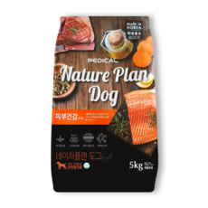 네이처플랜5kg 피부건강 스킨케어 강아지 소프트사료, 5kg, 연어+오리, 1개