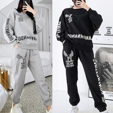 Mint Winnie 女式凸鷹套裝衛衣套裝 3 層上下套裝兩件套家居服衛衣套裝運動裝衛衣