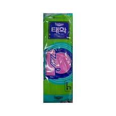 태화 고무장갑 꽃밴, 핑크, 대(L), 3개