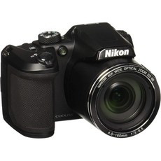 니콘 COOLPIX B500 16MP 디지털 카메라 3인치 TFT LCD 화면 니콘 렌즈 40배 광학 줌 와이파이 빨간색 갱신, Black