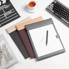 A4 마그넷 클립보드 서류철 서류판 결재판 A4보드, A4보드 브라운(무늬)