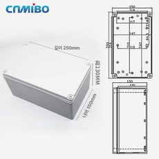 케이스 우퍼 인클로저 듀얼 미로형 자작 멀티미디어 튜닝, 오렌지 250 x 150x130 그레이 뚜껑, 기본 모델명/품번