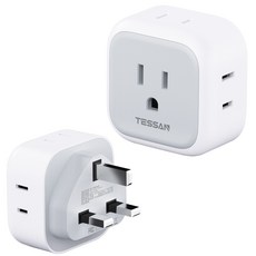 TESSAN 英規旅行轉接頭, 1個