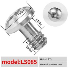 삼각대플레이트 카메라플레이트 퀵릴리즈 DSLR 카메라 삼각대 마운트 어댑터 나사 세트 퀵 릴리스 플레이트 액세서리 1/4 인치, 07 A7, 1개
