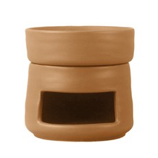 왁스 멜트 버너 향 왁스 워머 청록색 캔들 홀더 향 디퓨저, 갈색