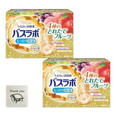 + Kunutonn 백원 어스 목욕 실험실 4종의 신선한 과일 12정입 탄산 입욕제 스킨, 1개