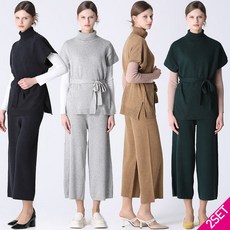 2SET 르오트LeOT 케이블 니트셋업 2종세트베스트팬츠-사이즈 55~88까지 1137241