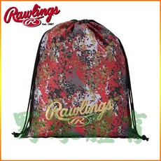 Rawlings 束口袋 紅迷彩 棒壘手套袋, 1個