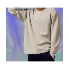 매장정품 TOPTEN 탑텐 남성) 셔닐 텍스쳐드 긴팔 티_MSF4TS1002 MSF4TS1002 674895