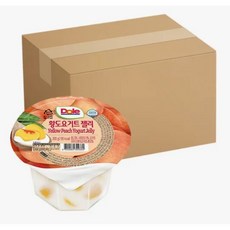 돌 황도요거트 컵젤리 1개입, 200g, 24개