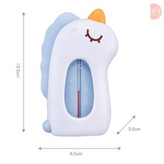 萌萌屋 【現貨】nac nac 沐浴水溫度計 水溫計 -室溫 水溫兩用設計『台灣公司授權經銷商』, 藍色