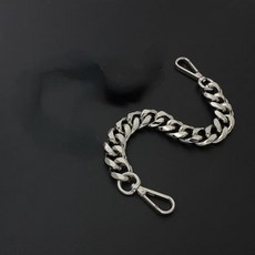 가방체인 경량 스트랩 부품 DIY 핸들 쉬운 매칭 액세서리 핸드백 실버 알루미늄 19mm 너비