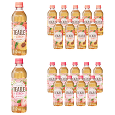 티즐 제로 피치우롱티 딸기루이보스 2종 혼합 10개씩, 20개, 500ml