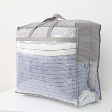 한성실업 간편한 이불정리함 보관함 수납함 이불가방 대용량 대형(L), 디자인랜덤, 1개