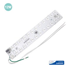 LED 슬림 렌즈 일자 미니 리폼 모듈 12W 삼성칩 국내산, 백색, 1개