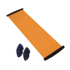 고강도 하체운동 하체 트레이닝 슬라이딩 보드 전신운, 오렌지(140cm), 1개
