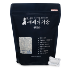 세제의기준 초고농축 미니캡슐세제 코튼블루, 1개, 200개입