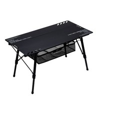 카고컨테이너 3-WAY 테이블 캠핑 접이식 휴대용 조립식 원액션 폴딩 테이블, 블랙
