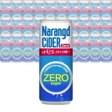 나랑드 사이다 245ml x 30캔 (1박스) 탄산 음료 제로칼로리, 30개