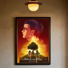 진격의거인포스터 진격의거인굿즈 방장식 벽장식 인테리어, 12