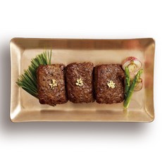 쌍교 구워진 한우떡갈비 즉석 숯불 직화 냉동, 186g, 1개