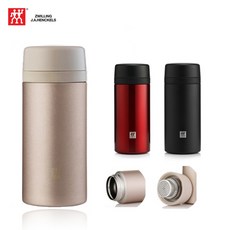 ZWILLING德國雙人牌 真空保溫杯 420ml (三色隨機出貨), 1個, 香檳金