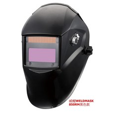 WELDMASK威帽 感測器x4 焊接面罩 5-13全遮光度調節 電焊亞焊CO2適用, 1個, 850rm黑色款 未稅, 黑色