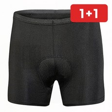 라이더 안장통 자전거속바지 통기성 메쉬 패드팬티 MTB 로드 1+1