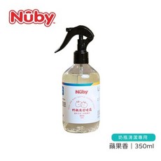 Nuby 奶瓶清潔噴霧 350ml 酵素配方 蘋果香 低泡奶瓶洗潔劑 台灣製造, 1個