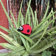 귀여운 크로셰 무당벌레 동물 키트 손뜨개질 바늘로 직접 키체인 선물, 1. 1 ladybug, 1개
