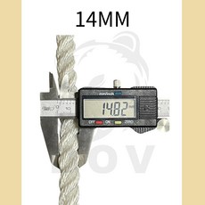 多夫【Dov Strap】強拉力特多龍繩【一公斤】MIT安全母索CNS認證安全繩繩索高空作業, 14MM【一公斤】