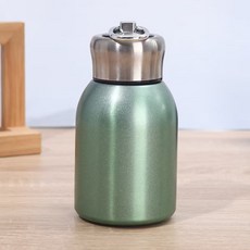 316不鏽鋼保溫杯 國潮設計, 綠色, 1套, 300ml