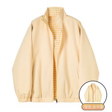 스타일닥터 커플 체크 차이나 재킷 패션 리버시블 코트