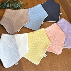 메롱베베 국내생산 삼중거즈 극세사 겨울 스카프빕 아기 유아용 여아 남아