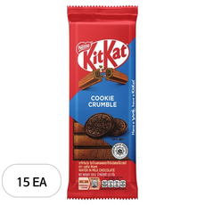 KitKat 타블렛 쿠키크럼블, 120g, 15개