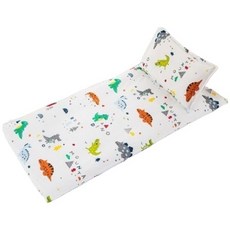 兒童荳荳床單+床墊, 恐龍, 1個