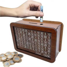 나무 돈 저금통 아름다운 돼지 저금통, 1개