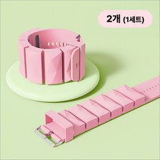 바디숨 손목 중량밴드 스포츠 헬스 웨이트 홈트 체력증진 근력 운동, 500g, 핑크(2개) 1SET