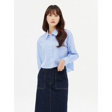 탑텐 TOPTEN 여성) 포플린 크롭 셔츠_MSE3WC2005 MSE3WC2005 147170