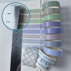 폴꾸 다꾸 파스텔 종이테이프 세트 비