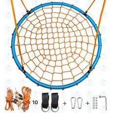원형그네 정원 해먹 스윙 안뜰 캠핑장 원형 그네 놀이터, 120cm 라임그린